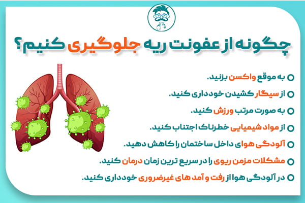 پیشگیری از عفونت ریه
