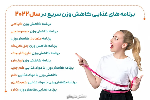 کاهش وزن سریع در سال 2022