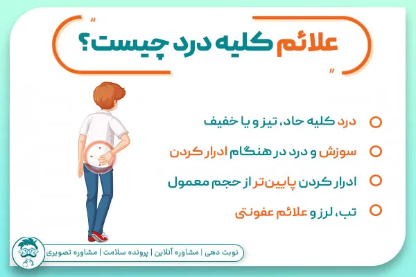 علائم کلیه درد چیست؟