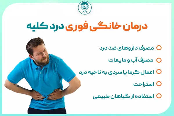 درمان فوری درد کلیه خانگی