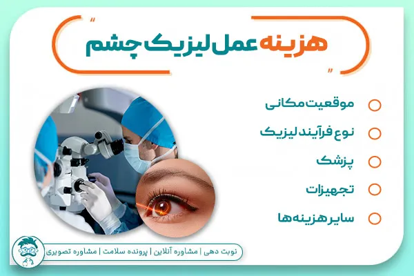 هزینه عمل لیزیک چشم