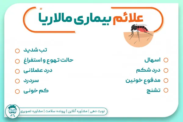 علائم مالاریا