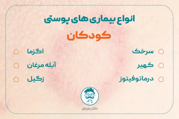 بیماری های پوستی کودکان