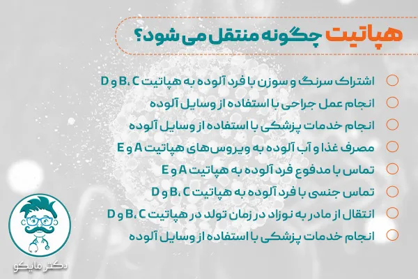 هپاتیت چیست و چگونه منتقل می شود؟