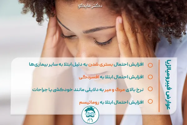 عوارض و خطر فیبرومیالژیا