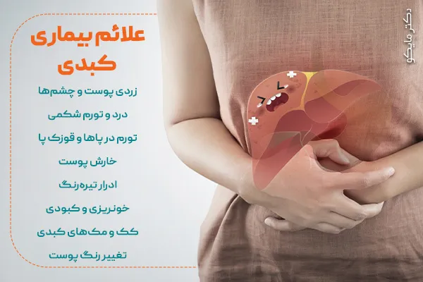 علائم بیماری های کبدی