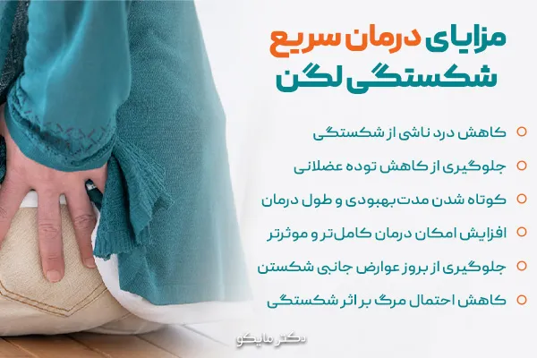 درمان سریع شکستگی لگن