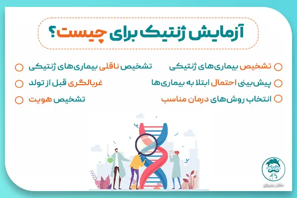 آزمایش ژنتیک برای چیست؟