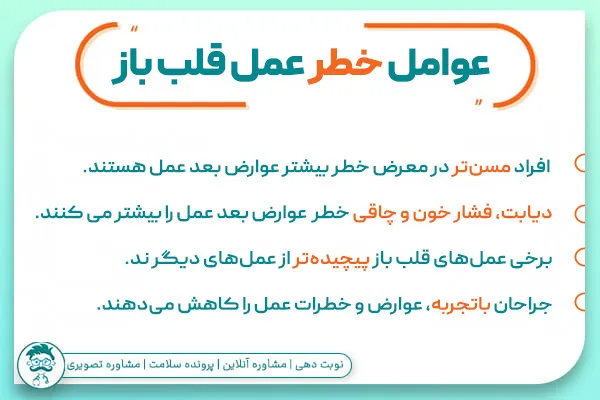 عمل قلب باز خطرناک است؟