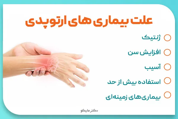 علت بیماری های ارتوپدی و استخوان