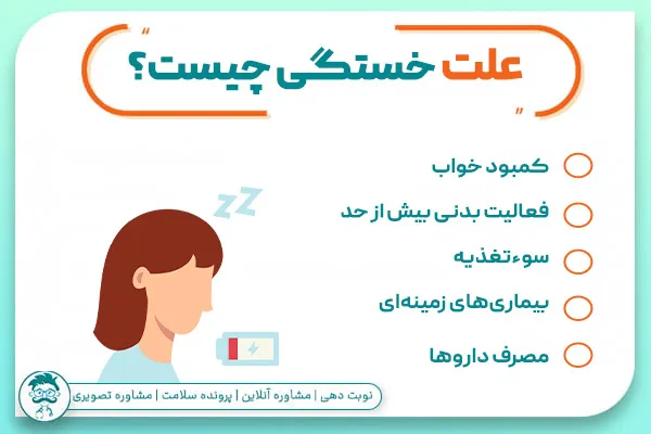 علت خستگی چیست؟