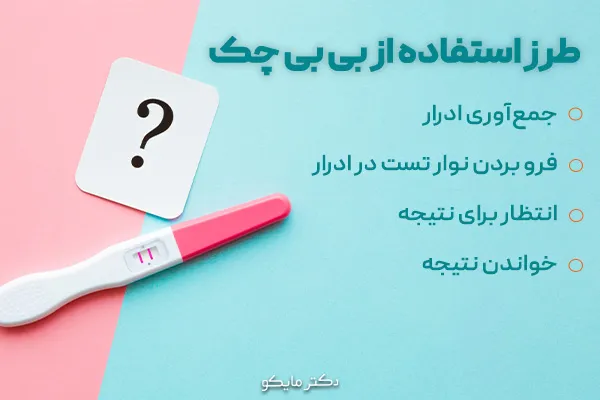 طرز استفاده از بی بی چک