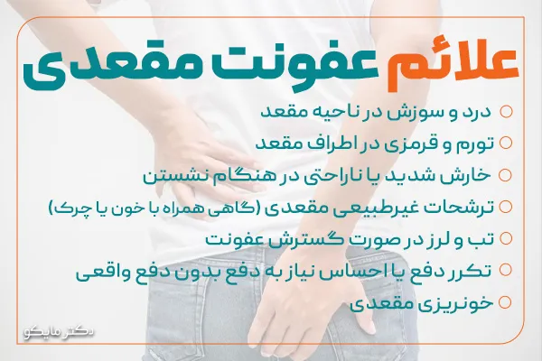 علائم سرطان بواسیر+علائم تومور مقعدی