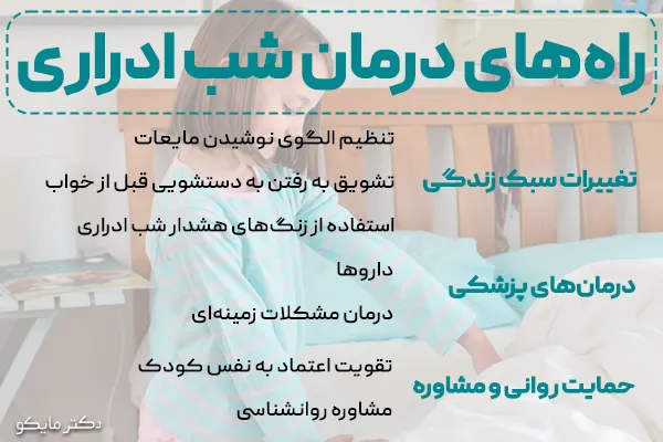 درمان شب ادراری چیست؟