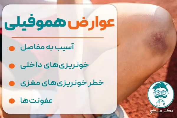 عوارض بیماری هموفیلی