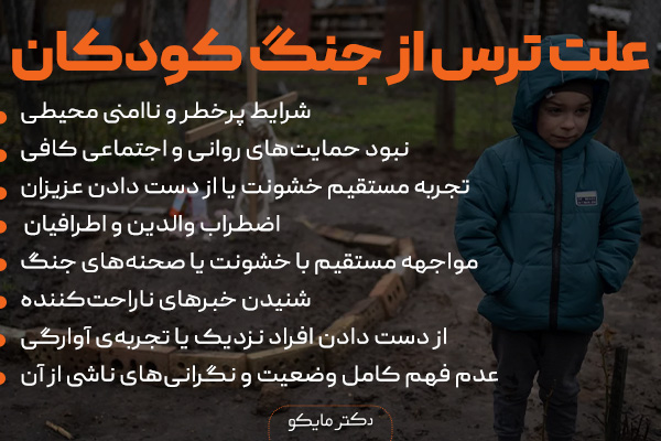 ترس از جنگ در کودکان