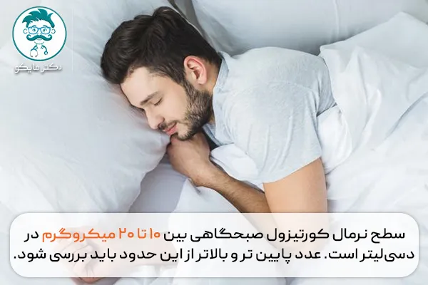 سطح نرمال هورمون کورتیزول