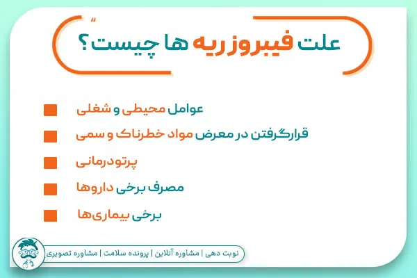 علت فیبروز ریه چیست؟