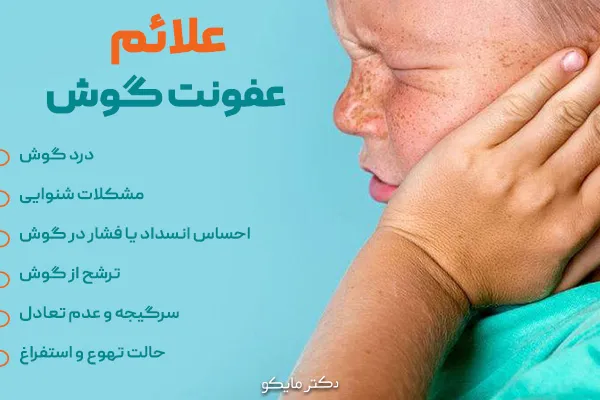 علائم عفونت گوش