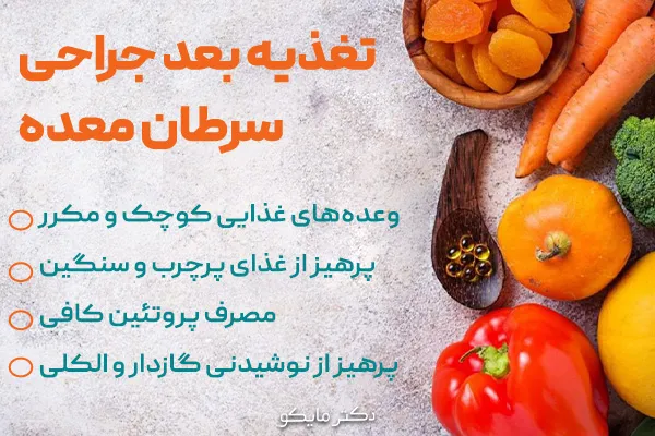 تغذیه بعد از جراحی سرطان معده