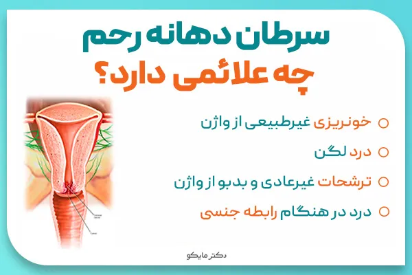 سرطان دهانه رحم چه علائمی دارد؟