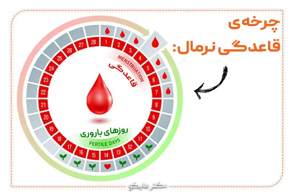 چرخه‌ی قاعدگی طبیعی