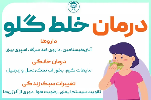 درمان خلط گلو