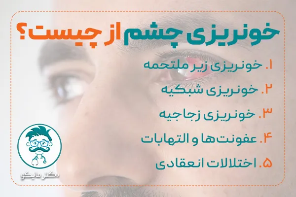 علت لکه خون در سفیدی چشم: خونریزی چشم از چیست؟
