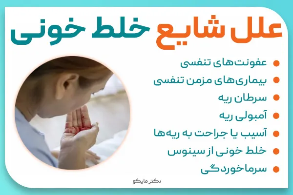 علل شایع خلط خونی
