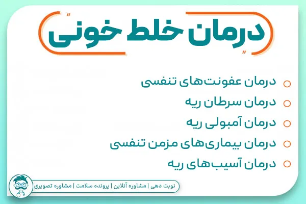 درمان خلط خونی