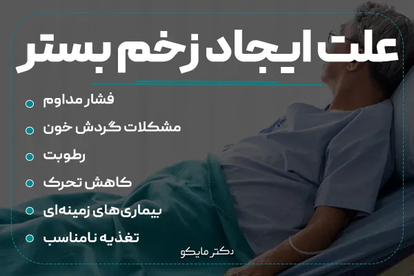 علت ایجاد زخم بستر