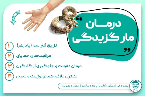 درمان مار گزیدگی