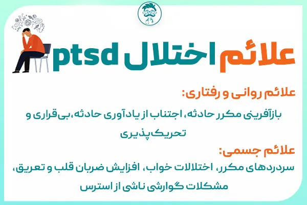 علائم اختلال استرس پس از سانحه